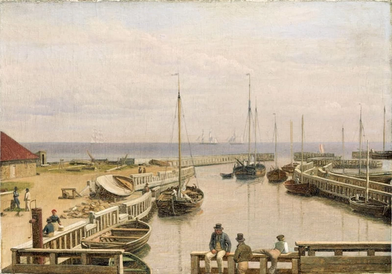 Il porto di Dragør - Museo del Louvre, Parigi